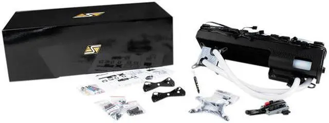 Alt view image 4 of 4 - Swiftech H360X3 Drive X3 3x120 mm AIO CPU Cooler