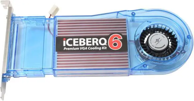 Alt view image 2 of 6 - Vantec Iceberq 6 Copper VGA Cooling Kit with Blower Fan - Model CCB-A6C