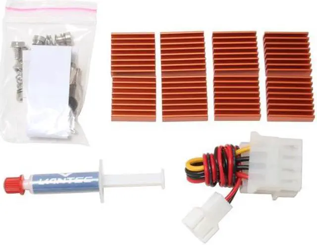 Alt view image 5 of 6 - Vantec Iceberq 6 Copper VGA Cooling Kit with Blower Fan - Model CCB-A6C