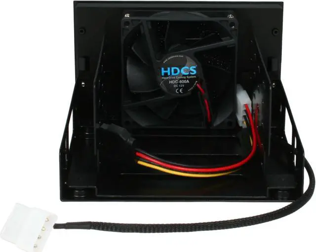 Alt view image 4 of 5 - Vantec Hard Drive Cooling System with 80mm Fan - Model HDC-800A