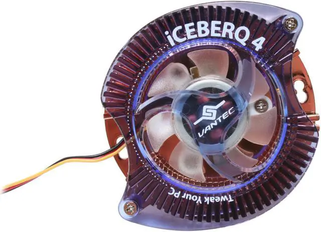 Main image of Vantec Iceberq 4 Copper VGA Cooling Kit with LED Light - Model CCB-A4C