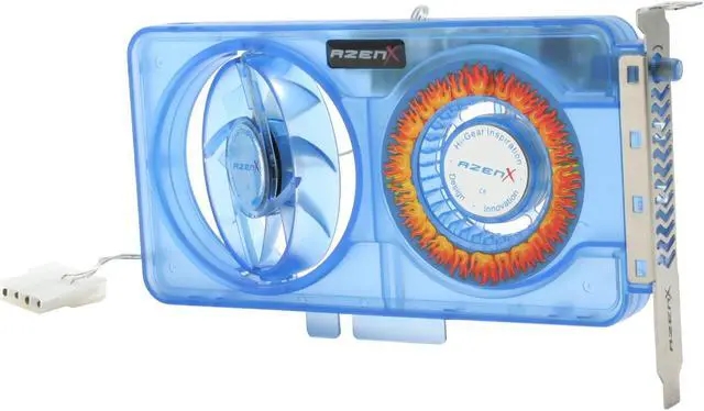 Main image of AzenX Blitztorm BT-SC70BBL 70mm Red LED Blitztorm System Slot Cooler