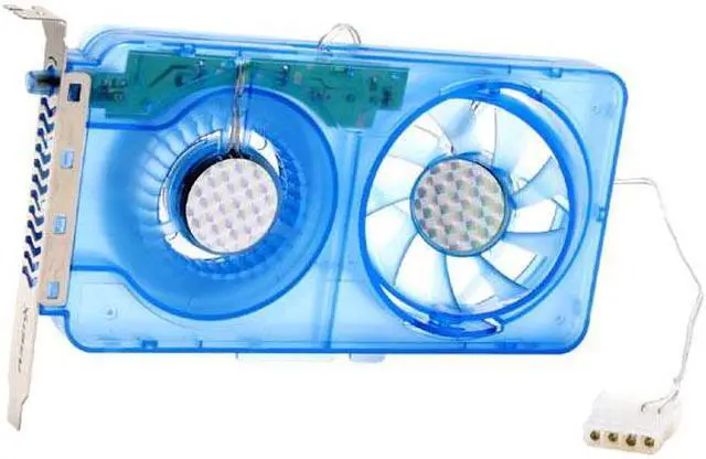 Alt view image 2 of 5 - AzenX Blitztorm BT-SC70BBL 70mm Red LED Blitztorm System Slot Cooler
