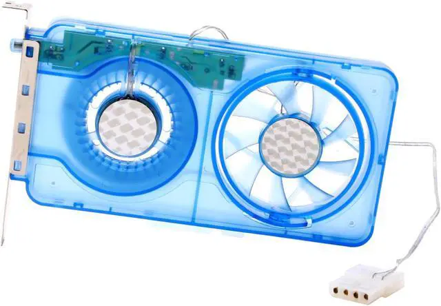 Alt view image 4 of 5 - AzenX Blitztorm BT-SC70BBL 70mm Red LED Blitztorm System Slot Cooler