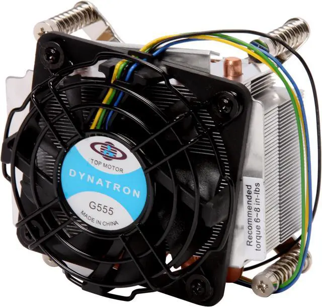 Main image of Dynatron G555 77mm 2 Ball CPU Cooler for Socket 1366 Server