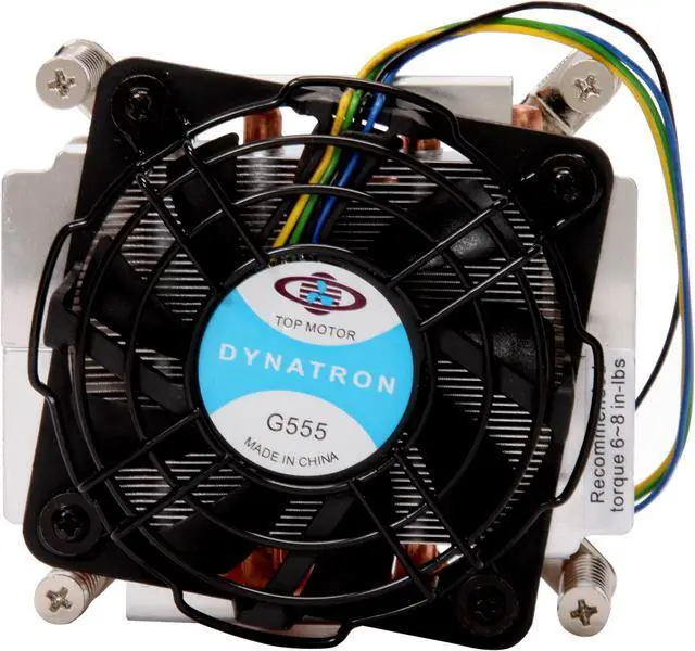 Alt view image 5 of 6 - Dynatron G555 77mm 2 Ball CPU Cooler for Socket 1366 Server
