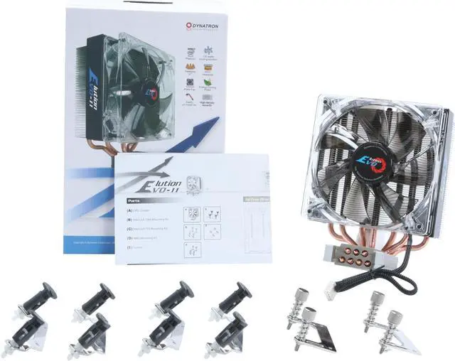 Alt view image 6 of 6 - Dynatron EVO11 120mm Sleeve CPU Cooler