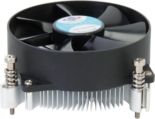 Alt view image 2 of 6 - Dynatron K5 92mm 2 Ball CPU Cooler for Intel LGA Socket 1151 / 1150 / 1155 / 1156