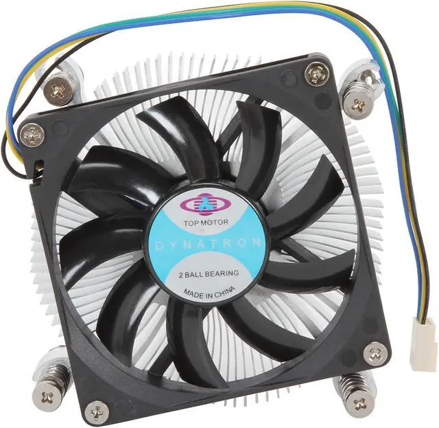 Alt view image 4 of 5 - Dynatron T450 80mm 2 Ball CPU Cooler for Intel LGA Socket 1151 / 1150 / 1155 / 1156