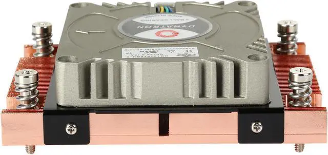 Alt view image 6 of 8 - Dynatron A18 AMD AM4 Processor 70 x70 x15mm PWM blower with Copper fins active Heatsink for 1U Server up to TDP 95 Watts CPU Cooler