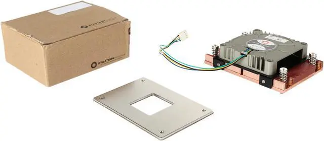 Alt view image 9 of 8 - Dynatron A18 AMD AM4 Processor 70 x70 x15mm PWM blower with Copper fins active Heatsink for 1U Server up to TDP 95 Watts CPU Cooler
