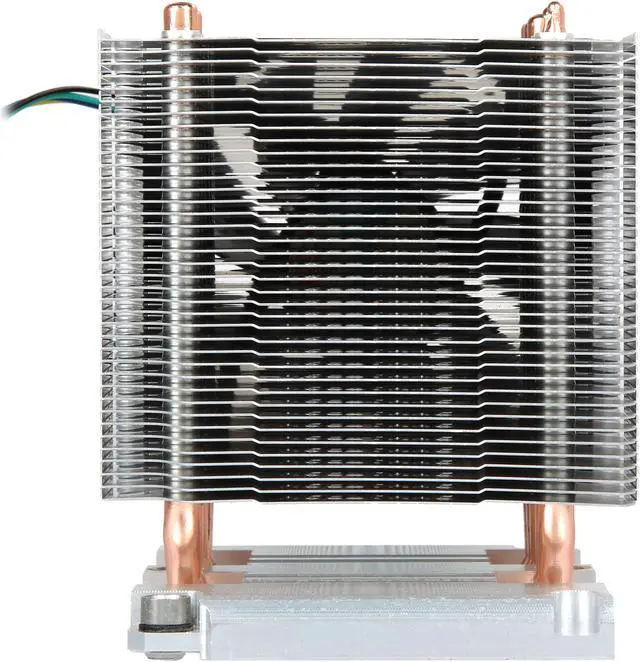 Alt view image 5 of 8 - Dynatron B11 Intel Skylake Socket FCLGA3647 Narrow ILM  80x80x25mm PWM Fan, Aluminum heatsink with heatpipe embedded for 3U Server up to CPU power 205 Watts