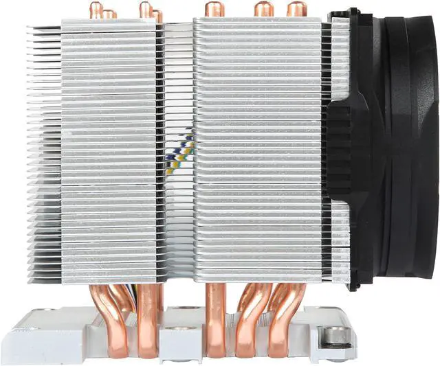 Alt view image 6 of 8 - Dynatron B11 Intel Skylake Socket FCLGA3647 Narrow ILM  80x80x25mm PWM Fan, Aluminum heatsink with heatpipe embedded for 3U Server up to CPU power 205 Watts