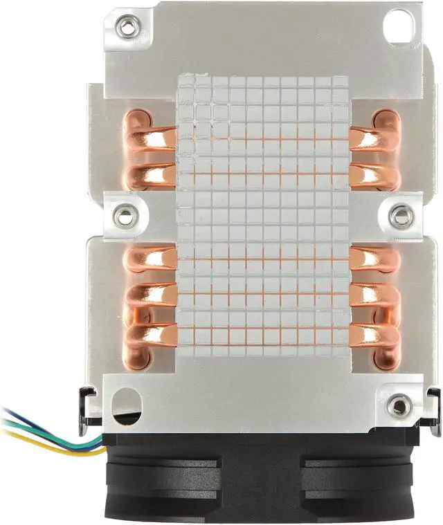 Alt view image 7 of 8 - Dynatron B11 Intel Skylake Socket FCLGA3647 Narrow ILM  80x80x25mm PWM Fan, Aluminum heatsink with heatpipe embedded for 3U Server up to CPU power 205 Watts