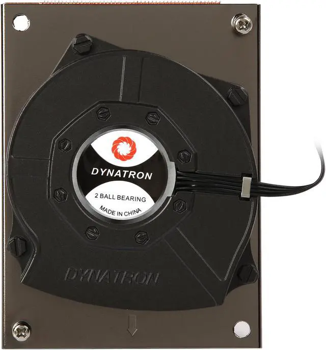 Alt view image 2 of 8 - Dynatron B3 Intel Skylake Socket FCLGA3647 Narrow ILM 80x80x15mm Aluminum PWM Blower Fan, Copper skiving heatsink for 1U Server up to CPU power 165 Watts