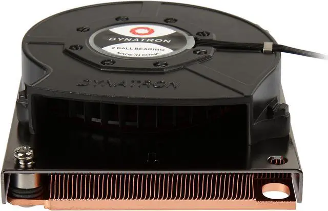 Alt view image 3 of 8 - Dynatron B3 Intel Skylake Socket FCLGA3647 Narrow ILM 80x80x15mm Aluminum PWM Blower Fan, Copper skiving heatsink for 1U Server up to CPU power 165 Watts