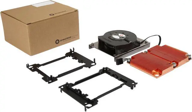 Alt view image 8 of 8 - Dynatron B3 Intel Skylake Socket FCLGA3647 Narrow ILM 80x80x15mm Aluminum PWM Blower Fan, Copper skiving heatsink for 1U Server up to CPU power 165 Watts