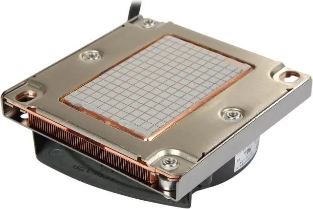 Alt view image 6 of 7 - Intel Xeon Platinum / Gold Family Processor, (Products formerly Skylake ), Socket FCLGA3647, Square ILM, Copper Heatsink with Vapor Chamber Base, 9015 Aluminum Frame PWM Blower for Heat Exhausting for 1U Server up to CPU power 205 Watts