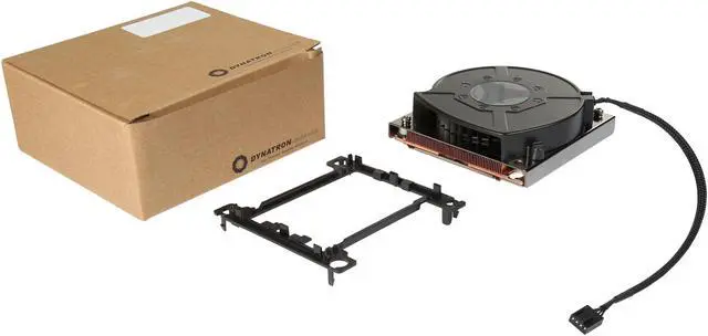 Alt view image 7 of 7 - Intel Xeon Platinum / Gold Family Processor, (Products formerly Skylake ), Socket FCLGA3647, Square ILM, Copper Heatsink with Vapor Chamber Base, 9015 Aluminum Frame PWM Blower for Heat Exhausting for 1U Server up to CPU power 205 Watts