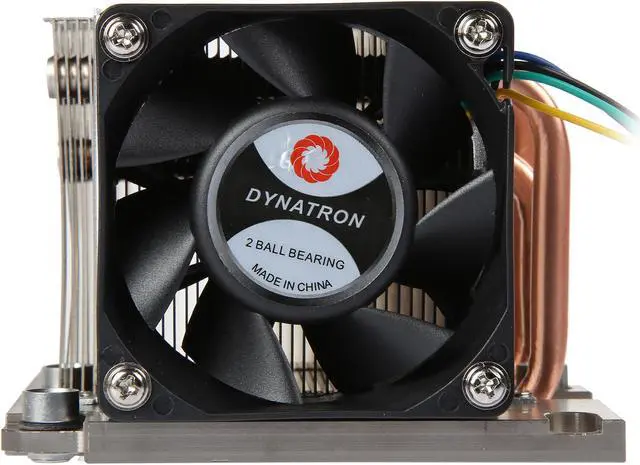 Alt view image 2 of 7 - Dynatron B13 Intel Xeon Platinum / Gold Family Processor, (Products formerly Skylake ), Socket FCLGA3647, Square ILM, Aluminum Heatsink with Heatpipe Embedded, 6025 Axial PWM Fan for Heat Exhausting for 2U Server up to CPU power 205 Watts