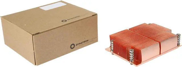 Alt view image 6 of 6 - Dynatron A25 AMD Socket SP3 Copper with Skiving Fin for 1U Server up to CPU power 120 Watts