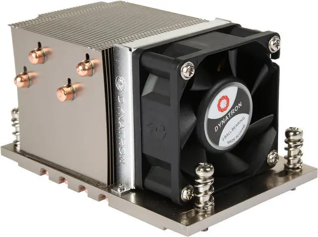 Main image of Dynatron A26 AMD Socket SP3 Aluminum Heatsink with Heatpipe Embedded, 6025 Axial PWM Fan for Heat Exhausting for 2U Server up to CPU power 180 Watts