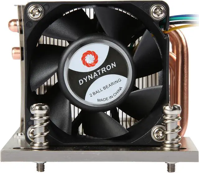 Alt view image 2 of 7 - Dynatron A26 AMD Socket SP3 Aluminum Heatsink with Heatpipe Embedded, 6025 Axial PWM Fan for Heat Exhausting for 2U Server up to CPU power 180 Watts