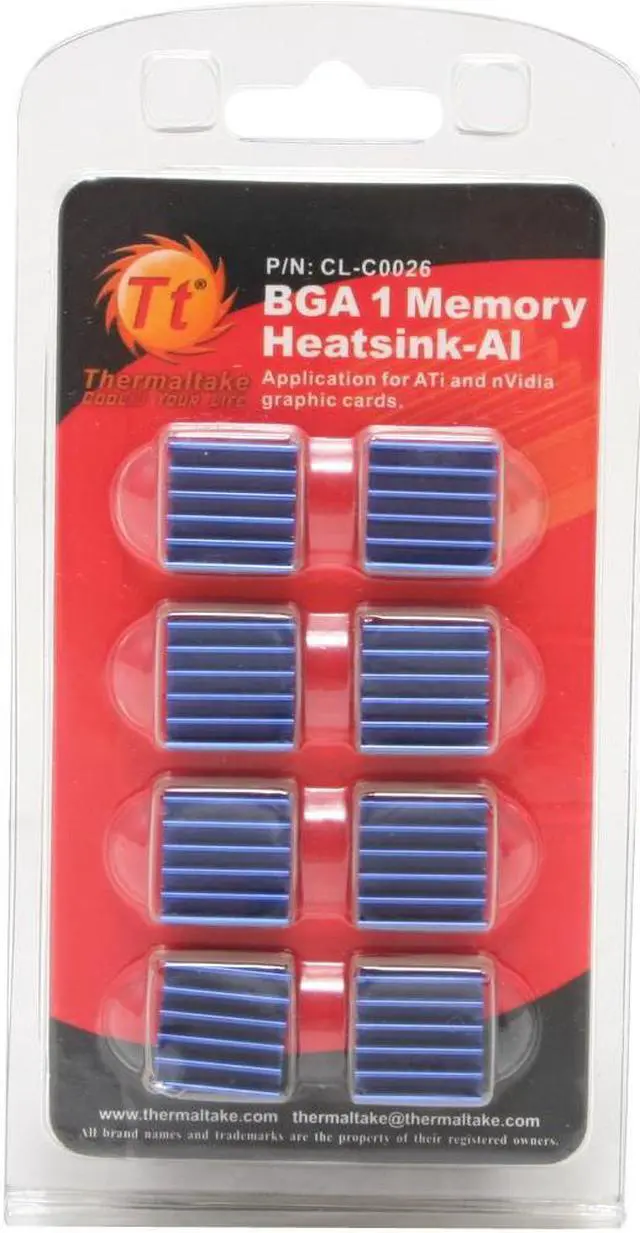 Alt view image 3 of 3 - Thermaltake CL-C0026 RAM Heatsink