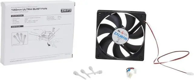 Alt view image 5 of 5 - ZALMAN ZM - F3 Case Cooling Fan
