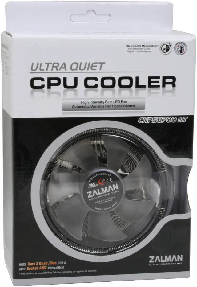 Alt view image 8 of 8 - ZALMAN CNPS 8700 NT 110mm 2 Ball CPU Cooler