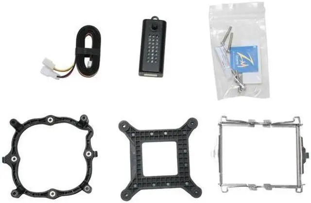 Alt view image 7 of 9 - ZALMAN CNPS 7500 Cu LED 110mm 2 Ball CPU Cooler