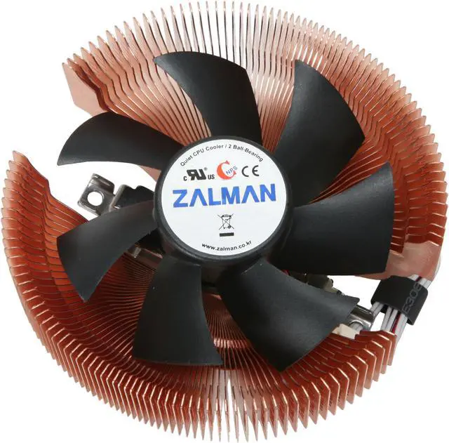 Alt view image 2 of 5 - ZALMAN CNPS7000C-Cu 2 Ball CPU Cooler