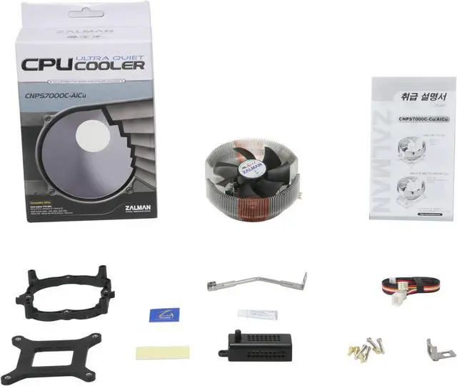 Alt view image 6 of 6 - ZALMAN CNPS7000C-AlCu 2 Ball CPU Cooler