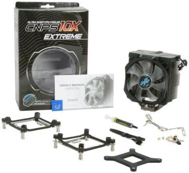 Alt view image 2 of 8 - ZALMAN CNPS10X Extreme 120mm CPU Cooler with Worlds first PWM Fan Speed Controller