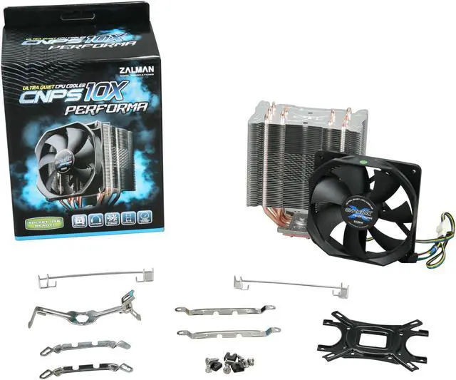 Alt view image 6 of 6 - ZALMAN CNPS10X Performa 120mm Long life CPU Cooler
