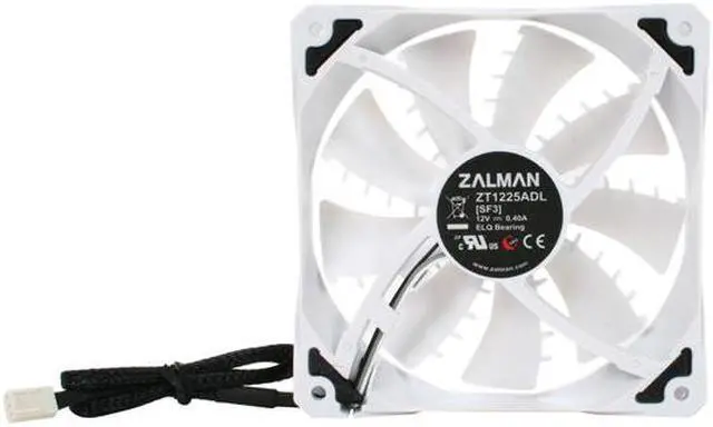 Alt view image 4 of 6 - ZALMAN SF3 120mm Shark's Fin Blade ELQ (EverLasting Quiet) Bearing Case Fan