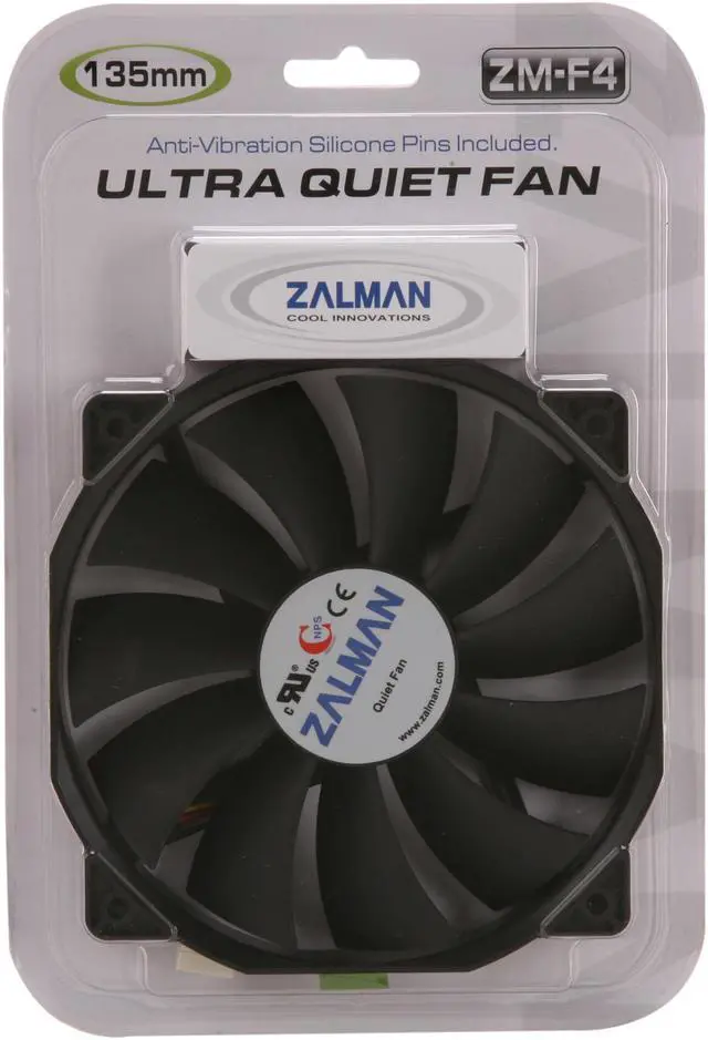 Alt view image 6 of 6 - ZALMAN F4 135mm Case Fan