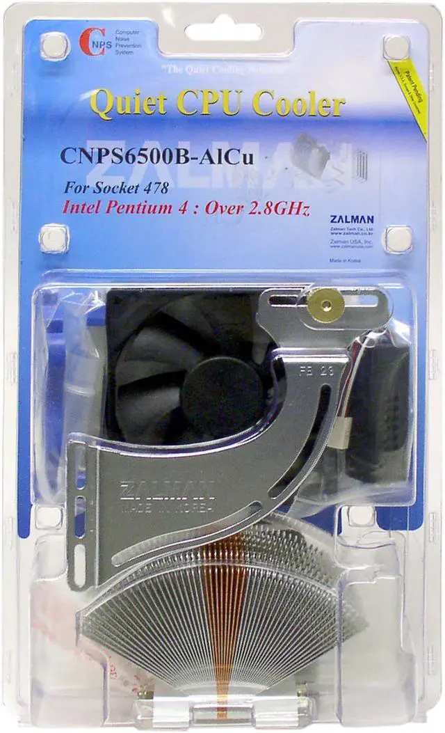 Alt view image 2 of 2 - ZALMAN CNPS6500B-AlCu 92mm 2 Ball CPU Cooling Fan/Heatsink