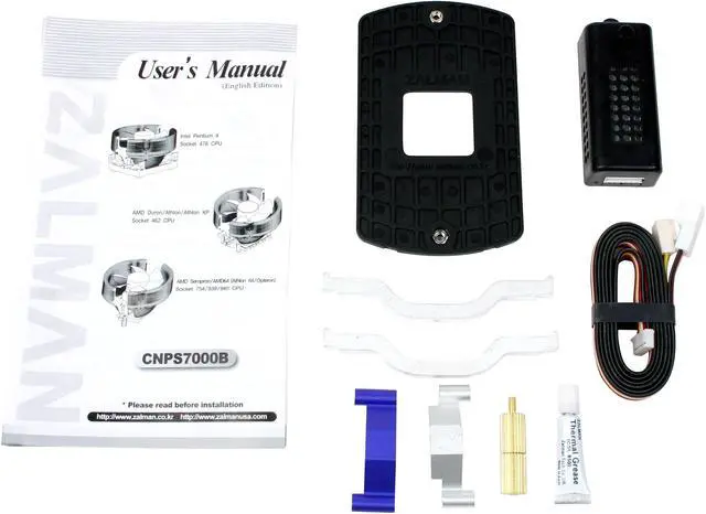 Alt view image 3 of 4 - ZALMAN CNPS7000B-ALCU 92mm 2 Ball Cooling Fan