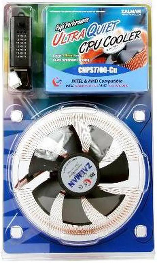 Alt view image 5 of 5 - ZALMAN CNPS7700-CU 120mm 2 Ball Cooling Fan
