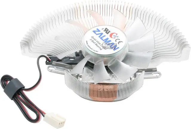 Alt view image 4 of 6 - ZALMAN VF700LED - ALCU 2 Ball Blue LED VGA Cooling Fan with Heatsink