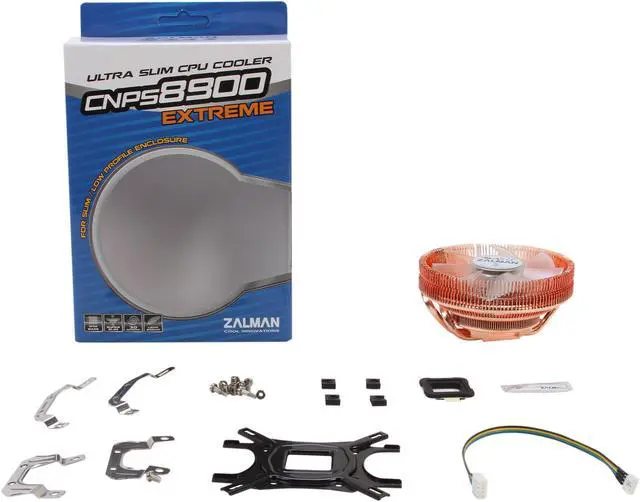 Alt view image 6 of 6 - ZALMAN CNPS8900 Extreme 110mm Ultra Quiet Slim CPU Cooler