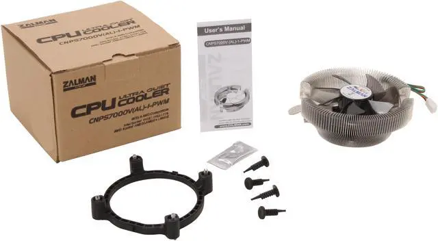 Alt view image 6 of 6 - ZALMAN CNPS7000V(AL)-1-PWM 92mm FSB (Fluid Shield Bearing) Silent Pure Aluminum CPU Cooler with enhanced performance and silent operation