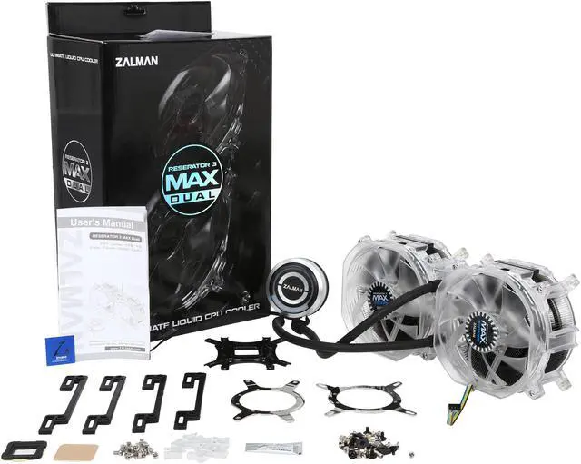 Alt view image 7 of 7 - ZALMAN Reserator 3 MAX Dual Water Cooler