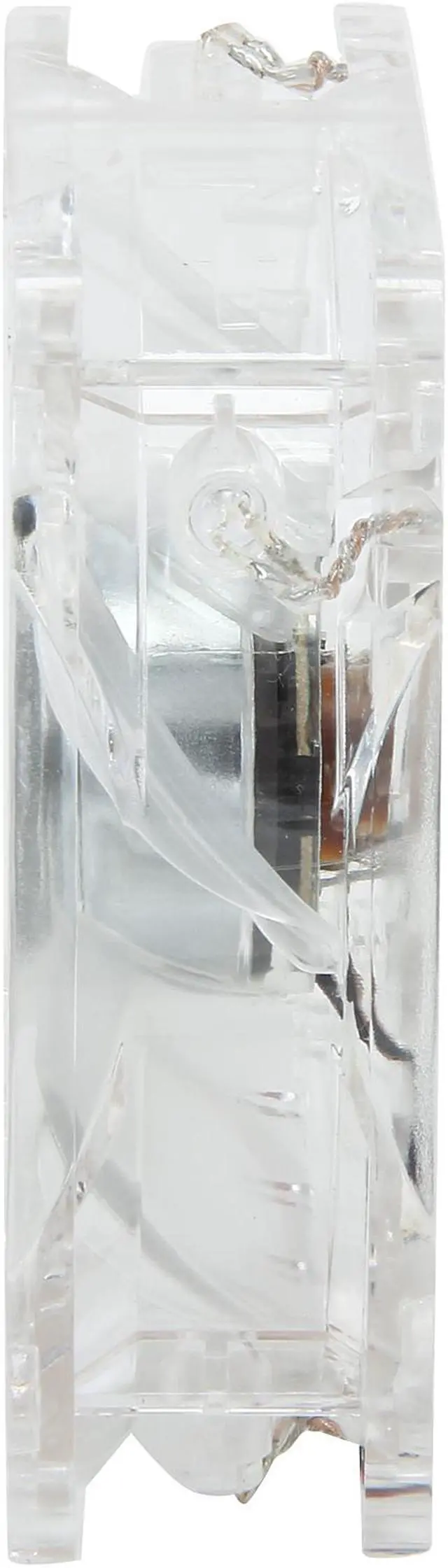 Alt view image 3 of 5 - Zalman Ultra Quiet Fan Series F1 LED (SF) 80mm case fan w/ Shark-fin blade, Blue LED, Long Life (EBR) bearing, minimal noise and vibration, comes with silicon mounting pins.