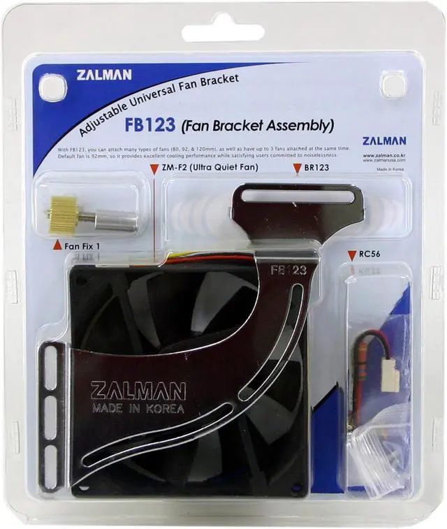 Alt view image 2 of 2 - ZALMAN FB123 92mm Cooling Fan