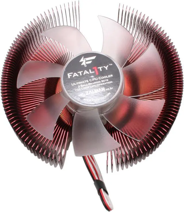 Alt view image 2 of 6 - ZALMAN FS-C77 120mm 2 Ball CPU Cooling Fan/Heatsink