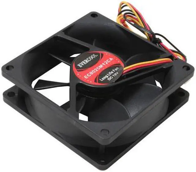 Main image of EVERCOOL FAN-EC8025M12CA 80mm Case Cooling Fan