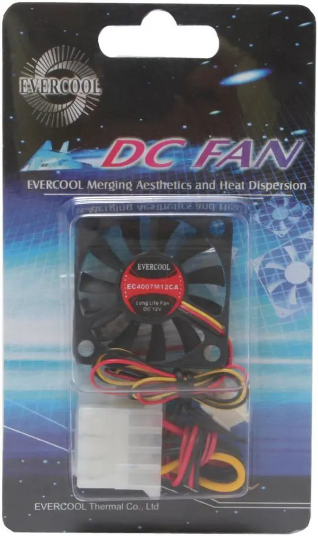 Main image of EVERCOOL FAN-EC4007M12CA 40mm Case Cooling Fan