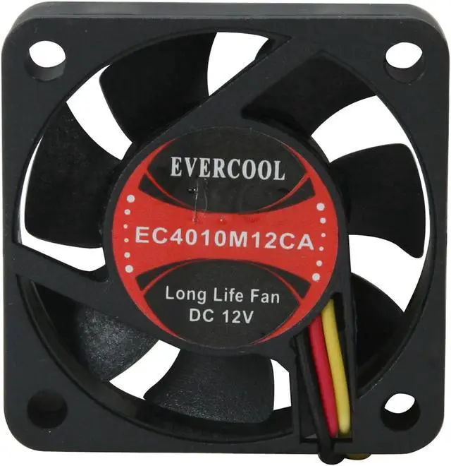 Alt view image 2 of 4 - EVERCOOL FAN-EC4010M12CA 40mm Case Cooling Fan